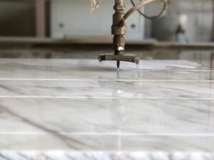 Piezas de mármol a medida con corte por chorro de agua | Cutmesur